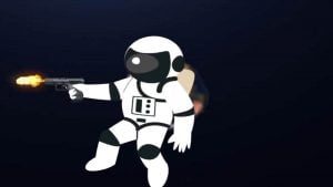 what happens if you shoot a gun in space
