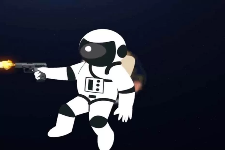 what happens if you shoot a gun in space